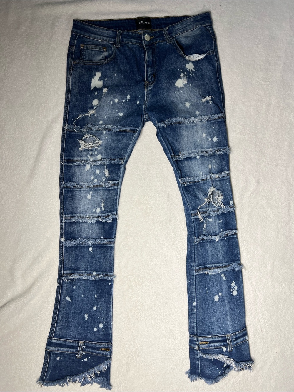 COOPER 9 Stack Block Jeans Women Size 32